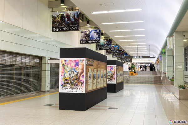 豊橋市が「モンハン」一色に！カプコン×JR東海によるコラボ現地企画第3弾「豊橋へ一狩りいこうぜ！」プレスツアー＆オープニングセレモニーレポートの画像1