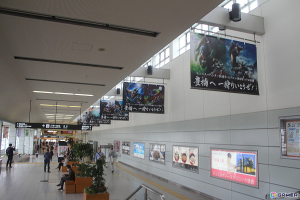 豊橋市が「モンハン」一色に！カプコン×JR東海によるコラボ現地企画第3弾「豊橋へ一狩りいこうぜ！」プレスツアー＆オープニングセレモニーレポートの画像