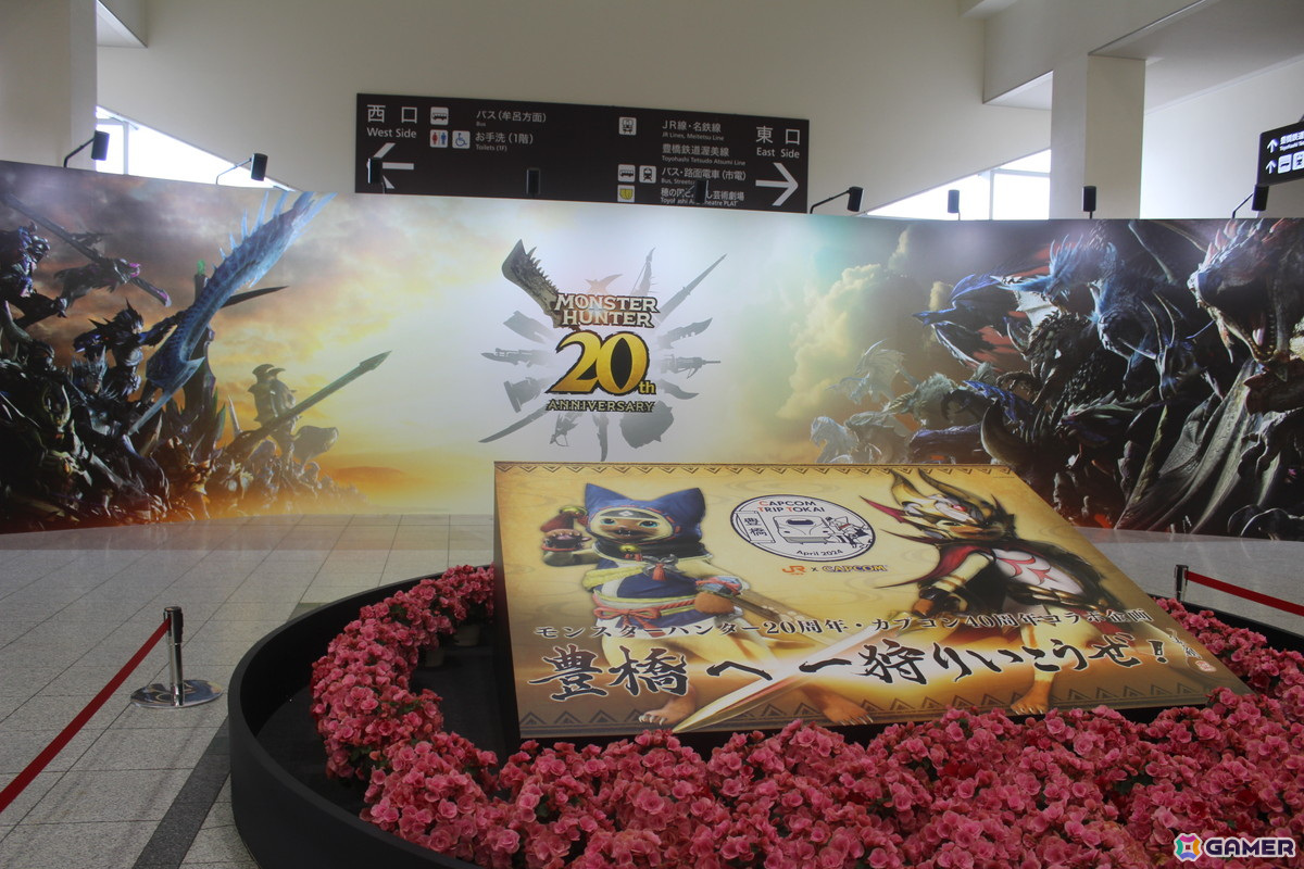 豊橋市が「モンハン」一色に！カプコン×JR東海によるコラボ現地企画第3弾「豊橋へ一狩りいこうぜ！」プレスツアー＆オープニングセレモニーレポートの画像8