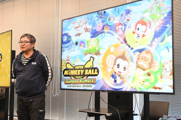 12年振りの完全新作「スーパーモンキーボール バナナランブル」を先行プレイ！スピンダッシュも加わり、16人でのオンライン対戦はハチャメチャにの画像2