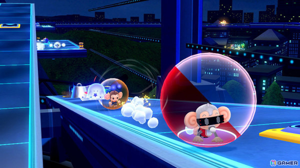 「スーパーモンキーボール バナナランブル」バトルモードの紹介トレーラーが公開！ボムパニックやゴールハントなどの情報もの画像3