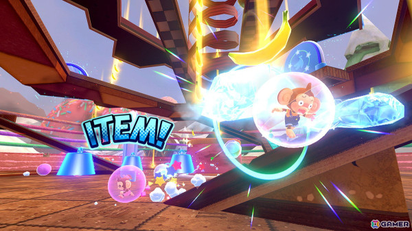 「スーパーモンキーボール バナナランブル」バトルモードの紹介トレーラーが公開！ボムパニックやゴールハントなどの情報もの画像5