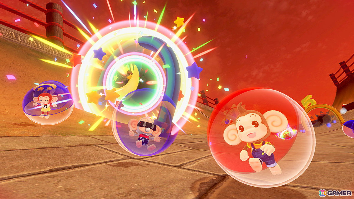 「スーパーモンキーボール バナナランブル」バトルモードの紹介トレーラーが公開!ボムパニックやゴールハントなどの情報もの画像
