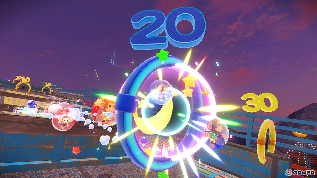 「スーパーモンキーボール バナナランブル」バトルモードの紹介トレーラーが公開!ボムパニックやゴールハントなどの情報もの画像