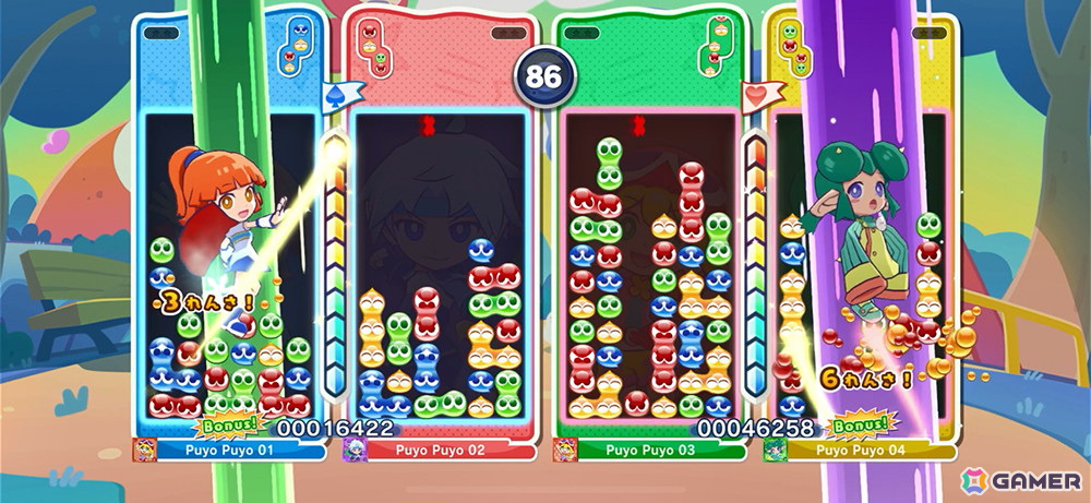 Apple Arcade「ぷよぷよパズルポップ」アップデート第1弾配信！新マップ「チャレンジダンジョン」、新ルール「ペアでスコアアタック」などが登場の画像