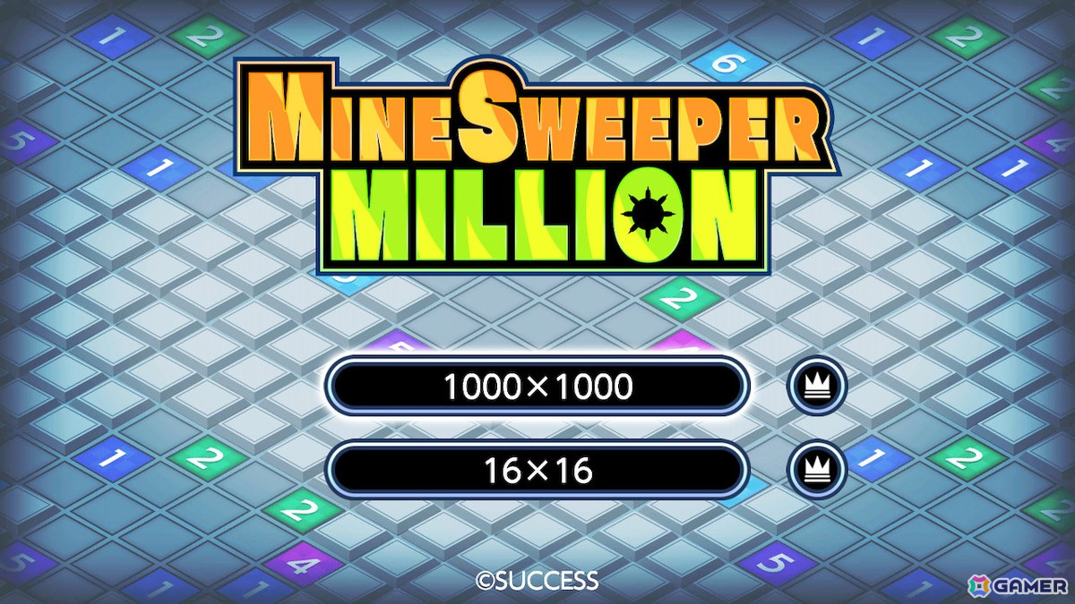 最大100万セルのマインスイーパーが楽しめる「マインスイーパーミリオン」がSwitchで配信！10％オフで購入できるセールもの画像2
