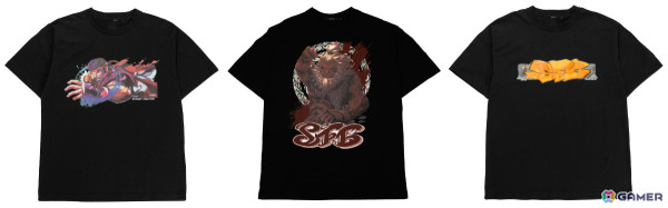 「スト6」をテーマとしたミューラルアート（壁画）がTシャツに！リュウや豪鬼、ルークがラインナップの画像4