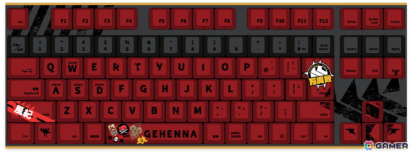 ふもコレ×「ブルアカ」第2弾は自由と混沌の「ゲヘナ学園」モデル！本格ゲーミングキーボードなどのコラボグッズの予約注文がスタートの画像2