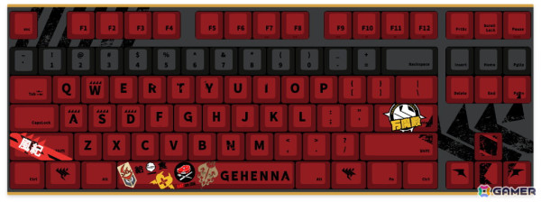 ふもコレ×「ブルアカ」第2弾は自由と混沌の「ゲヘナ学園」モデル！本格ゲーミングキーボードなどのコラボグッズの予約注文がスタートの画像3