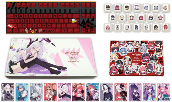 ふもコレ×「ブルアカ」第2弾は自由と混沌の「ゲヘナ学園」モデル！本格ゲーミングキーボードなどのコラボグッズの予約注文がスタートの画像9