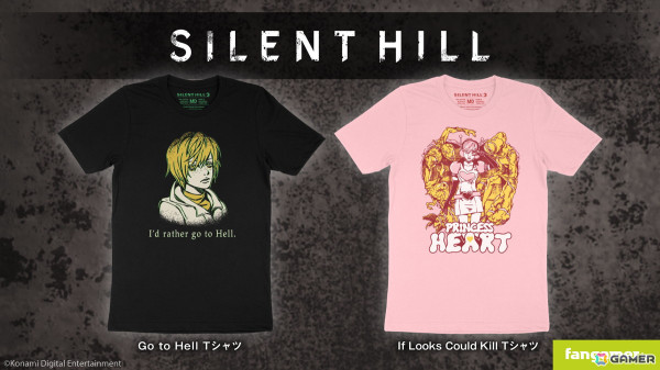 「SILENT HILL」シリーズの最新アパレルアイテム「Go to Hell Tシャツ」「If Looks Could Kill Tシャツ」が登場！の画像1