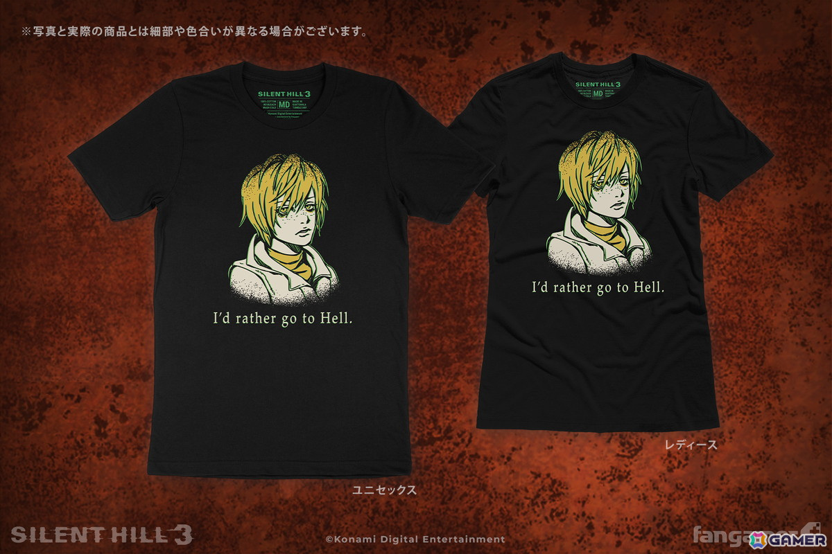 SILENT HILL」シリーズの最新アパレルアイテム「Go to Hell Tシャツ