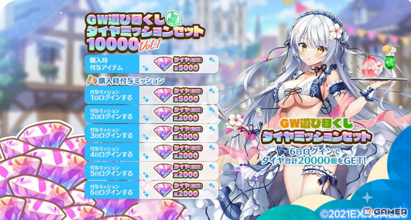 「エンジェリックリンク」最大150連無料の1日1回10連無料ガチャが開催！好きな★3キャラを入手できるスペシャルチケットセットの販売もの画像4