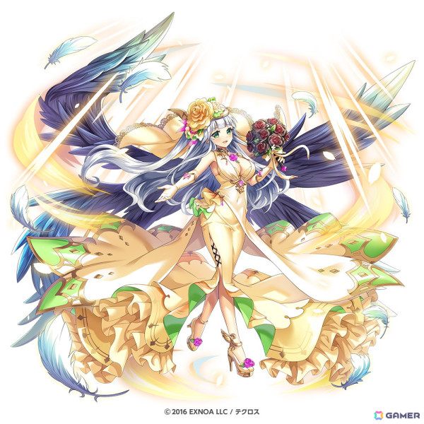 「神姫PROJECT」ウェディング衣装に身を包んだサリエルとサタンが登場！スキン専用英霊「パラケルスス［幼華灯景］」がプレミアムパスの特典にの画像2
