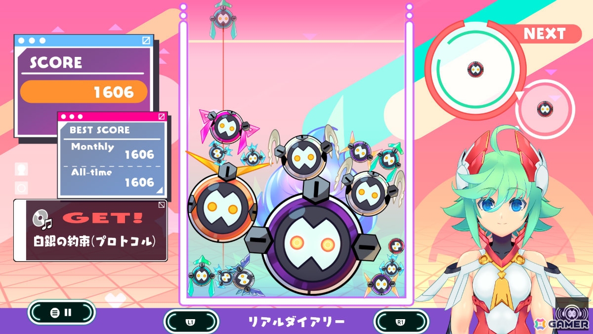 「ロロパズミクス」PS5/PS4版がリリース！サイバーディーヴァ・RoRoが歌うカンタン爽快パズルゲームの画像4