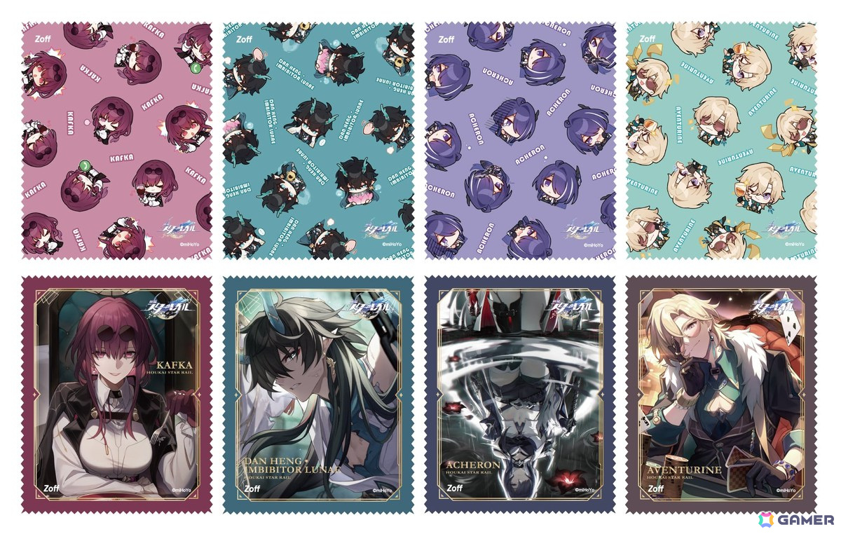 「崩壊:スターレイル」Zoffとのアイウェアコラボ商品のWEB受注予約受付がスタート!試着コーナーの設置、カプセルトイの販売が行われる店舗もの画像