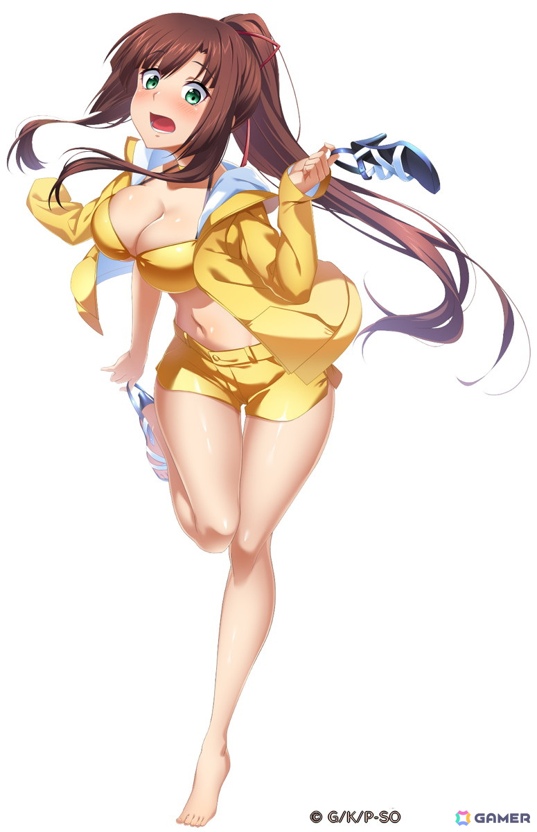 ストライク・ザ・ブラッド デイブレイク」煌坂紗矢華が金色の水着で