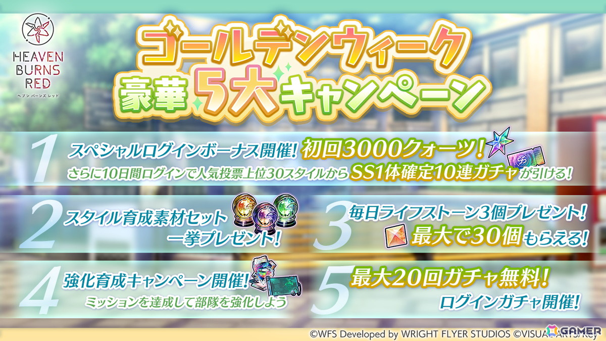 「ヘブバン」で「春眠旅団」の3Dライブシーンが登場するイベント「28メートルの永遠」が開催!新衣装のSS桐生美也とSS菅原千恵も登場の画像