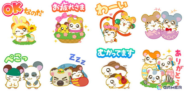 LINE POP2」で「とっとこハム太郎」とのコラボ第二弾が開催！ハム太郎