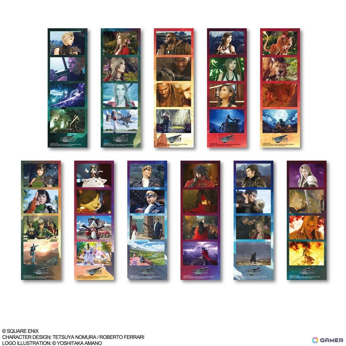 FFVII リバース」からフォトグラフィーステッカーやセブンスヘブン、神