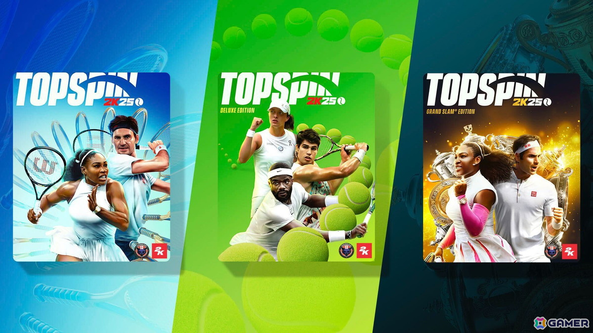「TopSpin 2K25」が発売！テニス界のビッグネームと肩を並べながらGrand Slamで優勝を目指そうの画像