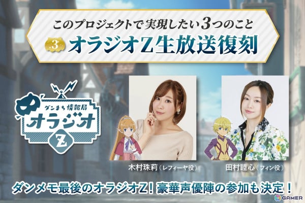 クラファン「ダンメモ メモリアルプロジェクト」が5月1日より実施！支援金はメモリアルアプリ開発、メモリアルブック制作、オラジオZ生放送復刻に使用の画像4