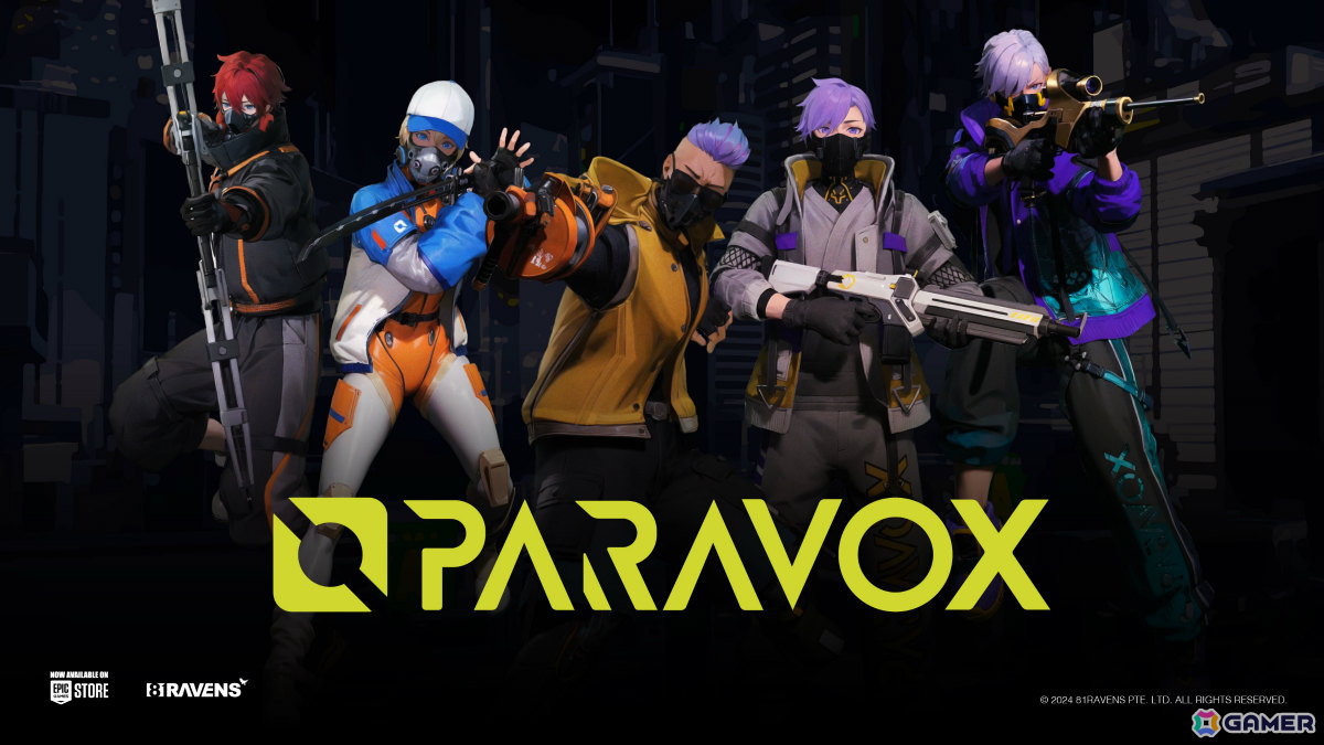 基本プレイ無料のハイスピードTPS「PARAVOX」オープンα版がEpic Games Storeで配信!3対3でマップ内の拠点を奪い合えの画像