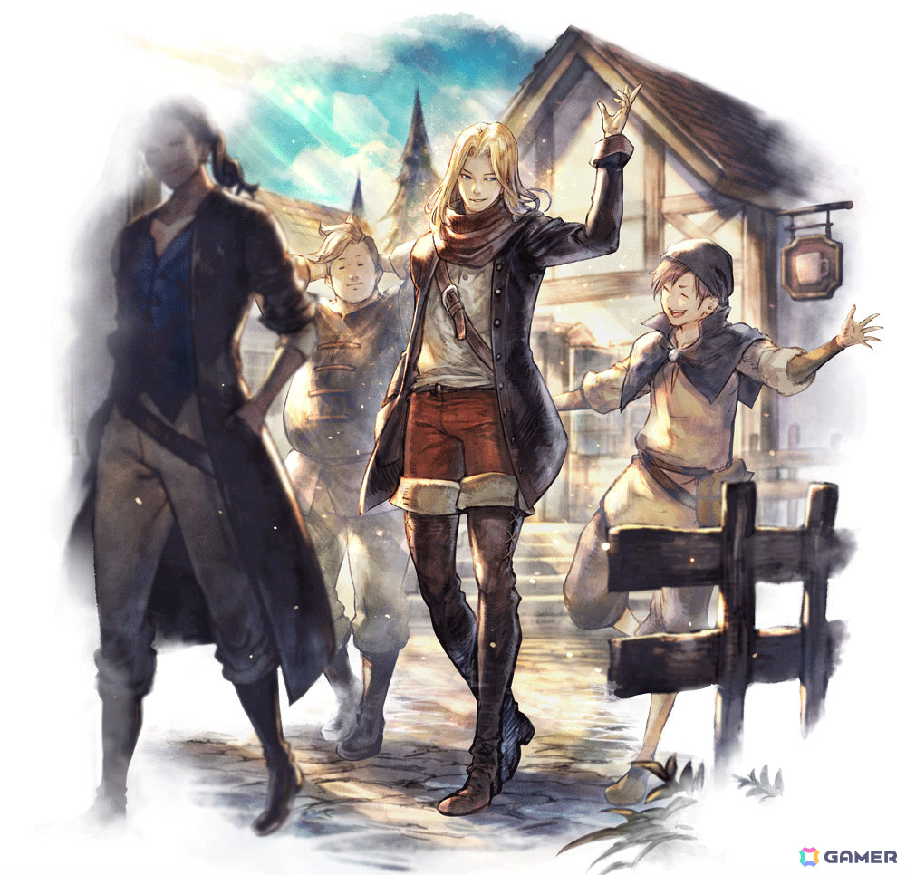 「OCTOPATH TRAVELER 大陸の覇者」3.5周年を記念して盗賊・ティツィアーノ(CV:平川大輔)と踊子・ドルシネア(CV:新井里美)が登場!の画像