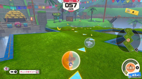 「スーパーモンキーボール バナナランブル」基本の遊び方やマルチプレイの様子を紹介するゲームトレーラーが公開！の画像7