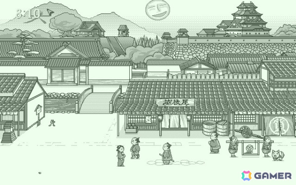 「時代劇 大江戸あっぷるそーす（PC-9801版）」がプロジェクトEGGでリリース！さまざまな場所をクリックして反応やミニゲームを楽しもうの画像