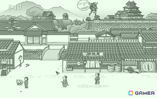 「時代劇 大江戸あっぷるそーす（PC-9801版）」がプロジェクトEGGでリリース！さまざまな場所をクリックして反応やミニゲームを楽しもうの画像4