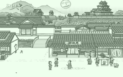 「時代劇 大江戸あっぷるそーす（PC-9801版）」がプロジェクトEGGでリリース！さまざまな場所をクリックして反応やミニゲームを楽しもう