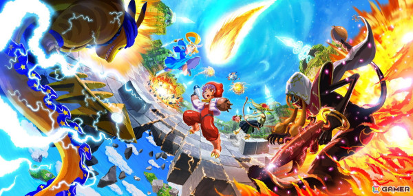 でらゲー×テレビ朝日による“パーティー×シューター”ゲーム「メテオアリーナ」のメインビジュアルが公開！の画像1