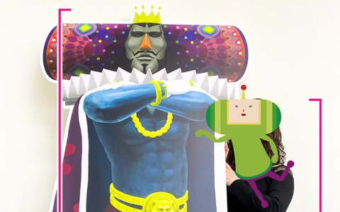 「塊魂」より「おおきな王様パネル」の受注受付がスタート―エイプリルフールネタとして披露された全長約2mのパネルがあなたの家に！？