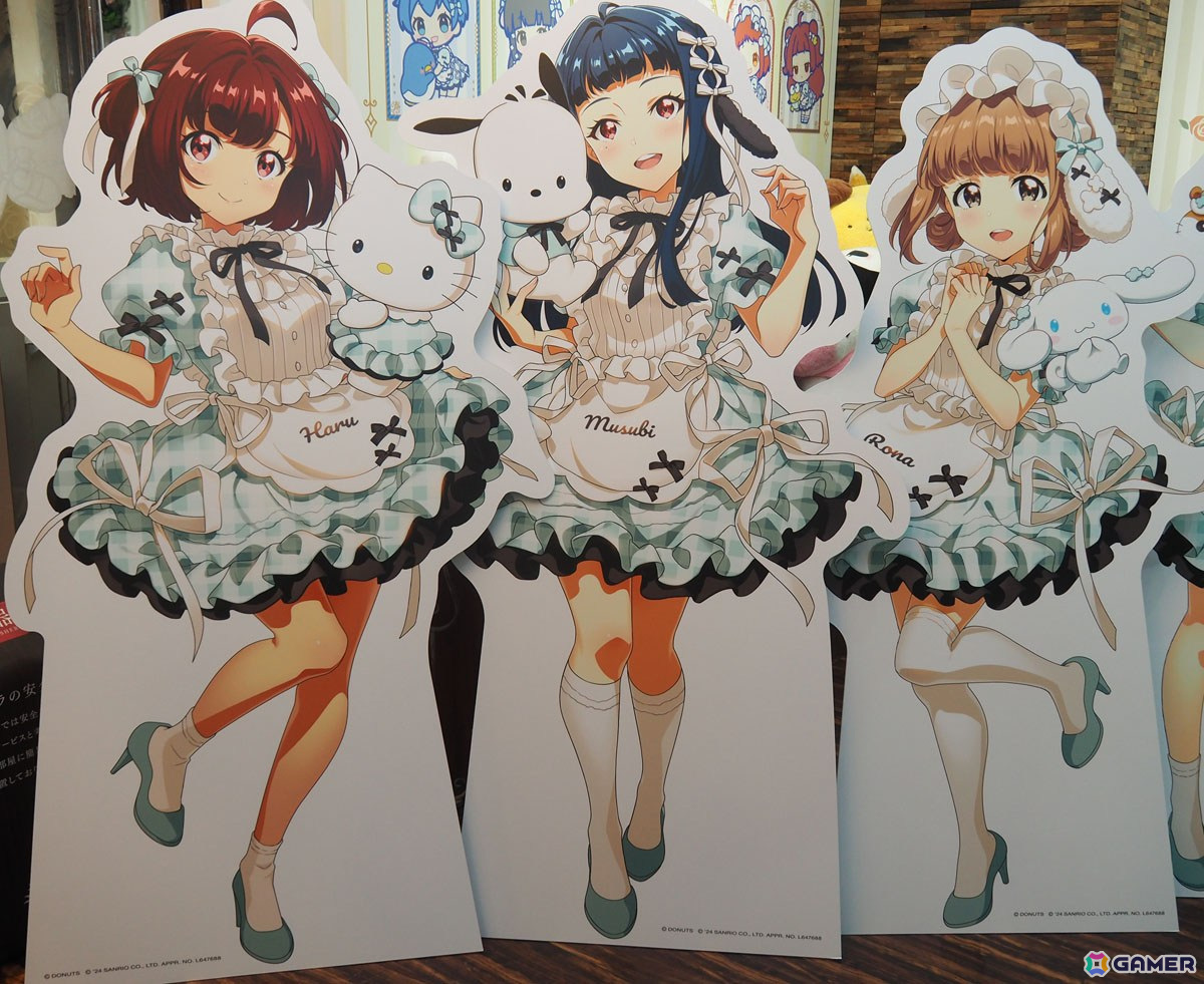 「ナナシス」サンリオキャラクターズとのコラボカフェを紹介！777☆SISTERSのメンバーが描き下ろしで登場、ユニットをイメージしたメニューもの画像3
