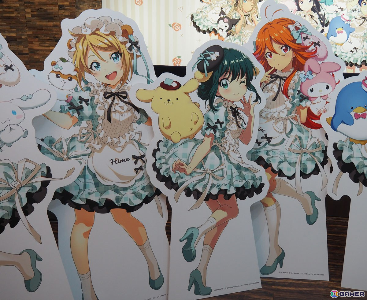 「ナナシス」サンリオキャラクターズとのコラボカフェを紹介！777☆SISTERSのメンバーが描き下ろしで登場、ユニットをイメージしたメニューもの画像4