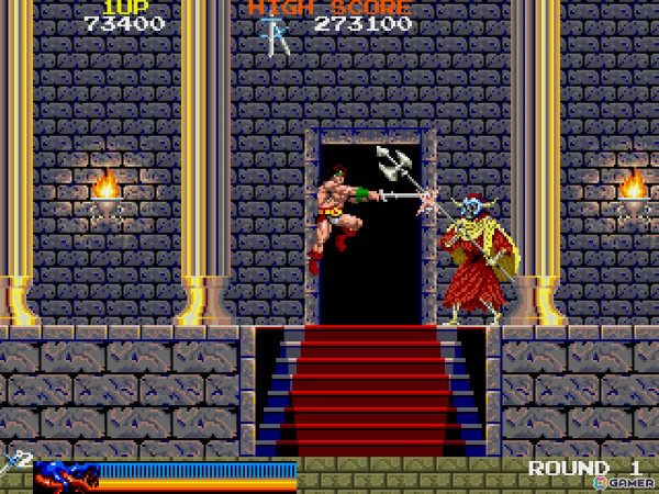 「アーケードアーカイブス ラスタンサーガ」が5月2日に配信！1987年にタイトーから発売されたアクションゲームの画像