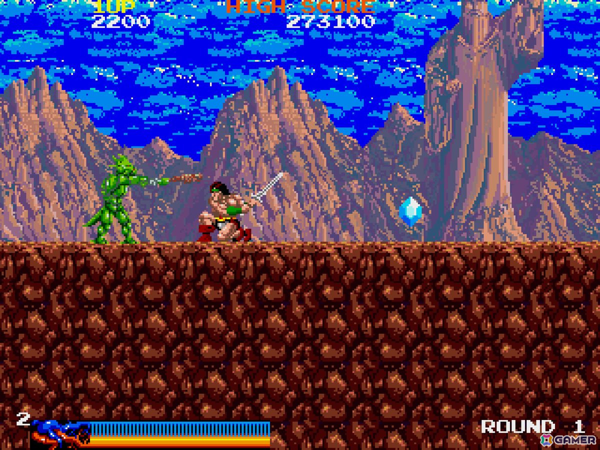 「アーケードアーカイブス ラスタンサーガ」が5月2日に配信！1987年にタイトーから発売されたアクションゲームの画像1
