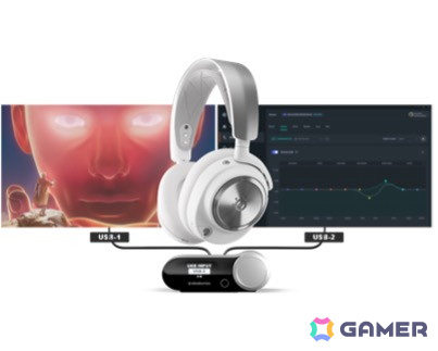SteelSeriesのフラグシップゲーミングヘッドセットに新色・ホワイトが登場!「Arctis Nova Pro Wireless White」が5月10日に発売の画像