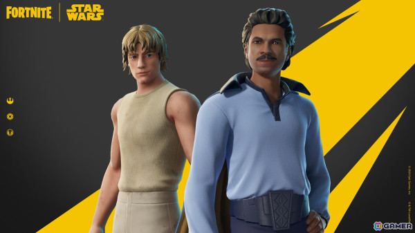 「フォートナイト バトルロイヤル」や「レゴ フォートナイト」など4タイトルに「スターウォーズ」のコンテンツが登場！5月3日より配信開始の画像