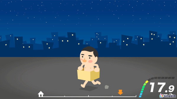 ダンボール箱がコントローラーになる体感型アクションゲーム「箱だけのブルース」がSwitchで配信!の画像