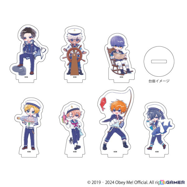 「Obey Me!」POP-UPコーナーが6月1日より開催！レトロファッションとマリンセーラーを着こなすイケメン悪魔7兄弟のグッズが展開の画像9