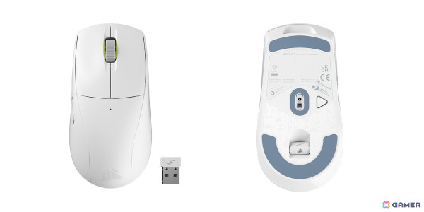 CORSAIRの超軽量ワイヤレスゲーミングマウス「M75 AIR WIRELESS」に新色ホワイトが登場！の画像2