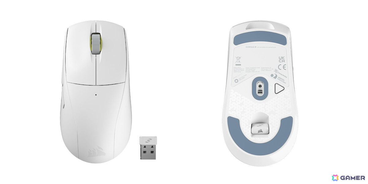 CORSAIRの超軽量ワイヤレスゲーミングマウス「M75 AIR WIRELESS」に新色ホワイトが登場!の画像