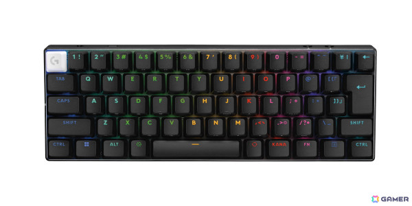 ロジクールG初の60％ミニサイズゲーミングキーボード「PRO X 60」が5月16日に発売！ブラック、ホワイト、マゼンタの3色を展開の画像1