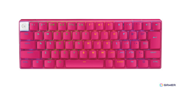 ロジクールG初の60％ミニサイズゲーミングキーボード「PRO X 60」が5月16日に発売！ブラック、ホワイト、マゼンタの3色を展開の画像3
