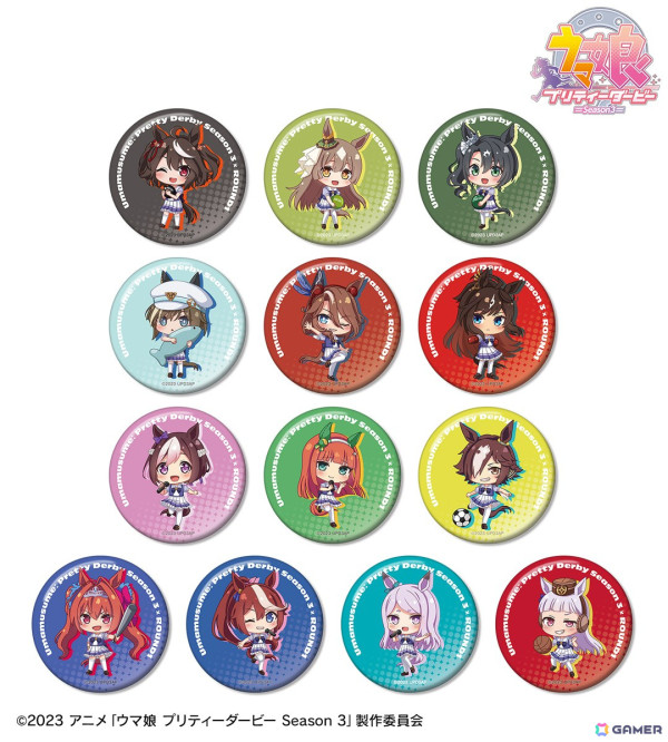 TVアニメ「ウマ娘 プリティーダービー Season 3」と「ROUND1」コラボによる描き下ろしイラストグッズが登場！の画像13