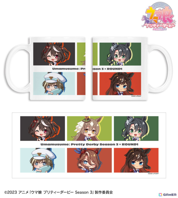TVアニメ「ウマ娘 プリティーダービー Season 3」と「ROUND1」コラボによる描き下ろしイラストグッズが登場!の画像