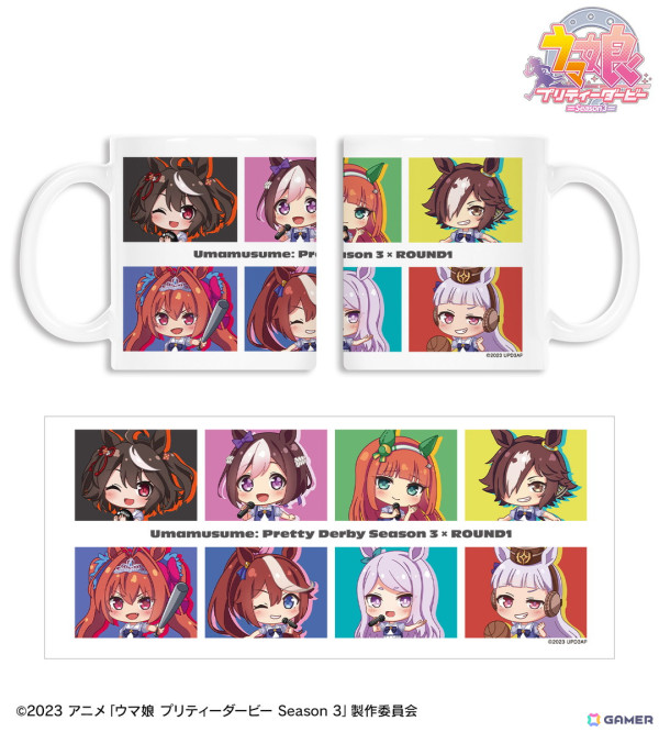 TVアニメ「ウマ娘 プリティーダービー Season 3」と「ROUND1」コラボによる描き下ろしイラストグッズが登場!の画像