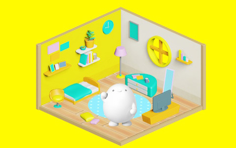 生成AI搭載キャラクターとの会話や着せ替えが楽しめる「いっしょに！povoのへや」がpovo2.0アプリにて公開